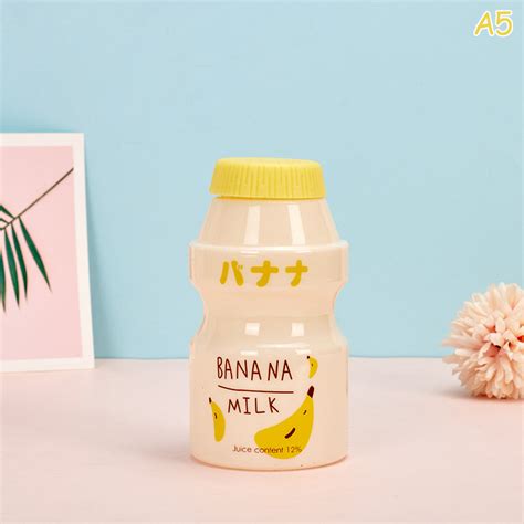 Ml Yogurt Plastic Cute Water Bottle With Straps Carton Kawaii Tour