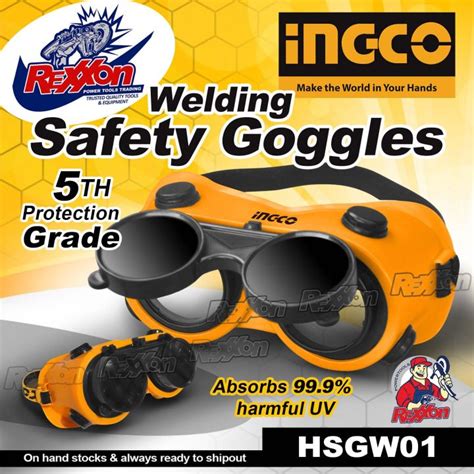 Ingco 5th Grade Protection Welding Safety Goggles Hsgw01 Rexxon Power