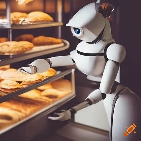 Robot Assisting In A Bakery On Craiyon