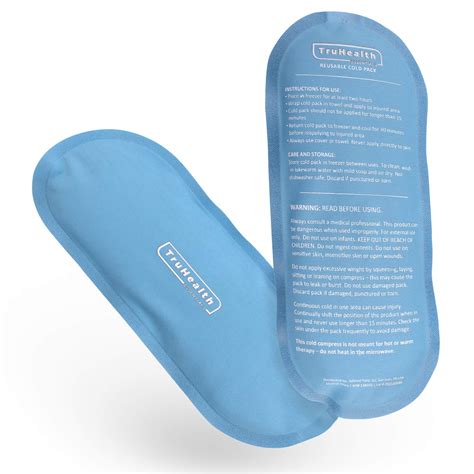 Truhealth Gel Ice Packs Pack Fsa Hsa Approved Large Size X