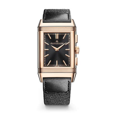 Jaeger Lecoultre J Reverso Tribute Chronograph Pink Gold