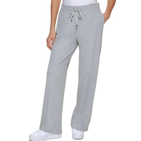 Calvin Klein Pants And Jumpsuits Calvin Klein Womens Gray Ribbed Knit