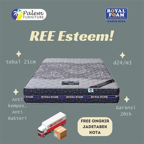 Jual Royal Exclusive Ree Esteem Kasur Busa Rebonded Free Jabodetabek