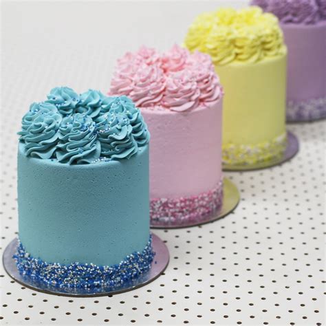 Pastel Blue Cake - The Cupcake Queens