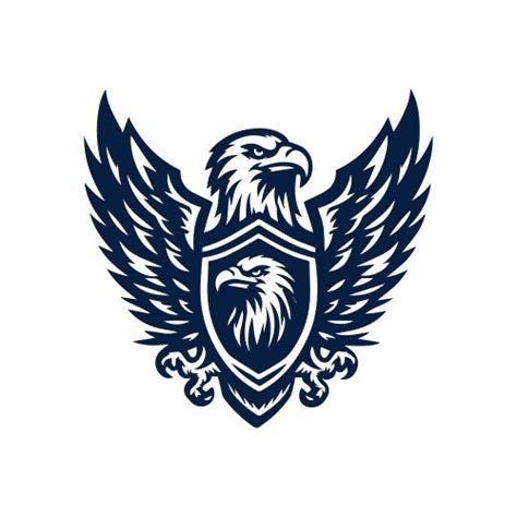 Eagle Shield Logo Royalty Free Vector Image Vectorstock