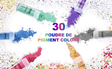 Mosuo Pigments Poudre De Mica Couleurs Colorant De Savon G