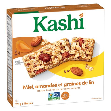 Barres Tendres De Céréales Entières Kashi Miel Amandes Et Graines De