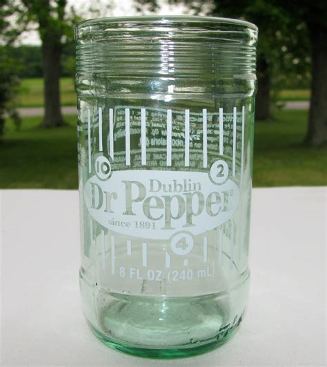 Dr. Pepper Dublin Bottle Recycled Glass by ReFlamedGlassworks