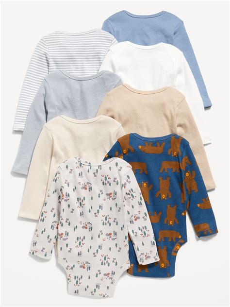 Unisex Long Sleeve Bodysuit Pack For Baby Old Navy