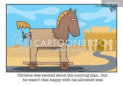 Trojan Horse Cartoons and Comics - funny pictures from CartoonStock