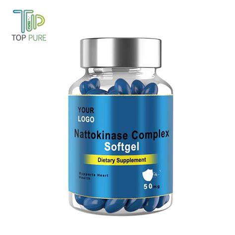 Toppure Health Plant Extract Nattokinase Complex Softgels