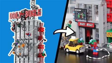 I Shrunk The LEGO Daily Bugle YouTube