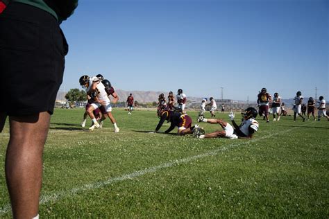 Victor Valley College preseason spring game practice