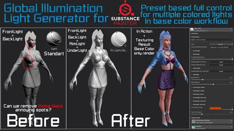 Global Illumination Light Generator For Substance Painter Youtube