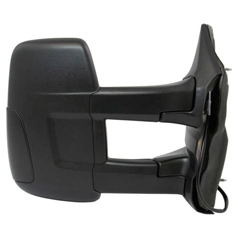 Mirror Pair Long Arm Power Textured Black Lh Rh Sides For Ford Transit