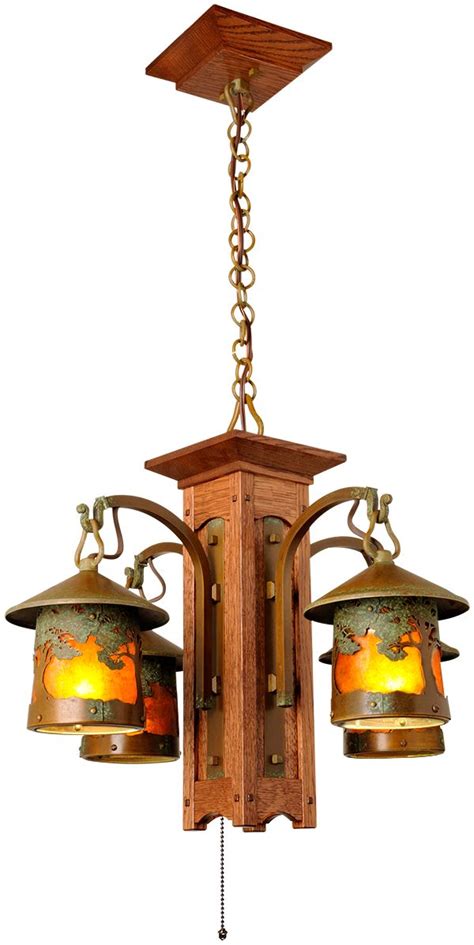 12 Best Craftsman Style Chandeliers Images On Pinterest Artesanato