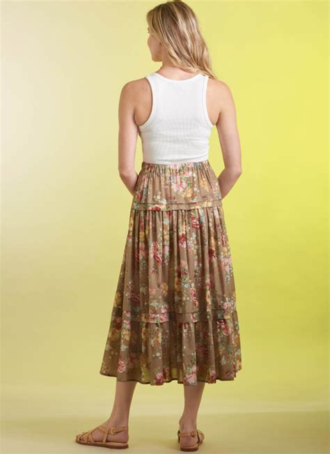 S9750 Pdf Misses Skirt In Three Lengths Simplicity