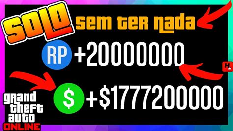 Como Ficar Rico No GTA 5 Online Em 1 Dia Dinheiro SOLO YouTube