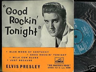 Popsike Elvis Presley Good Rockin Tonight Hmv Ep Eg