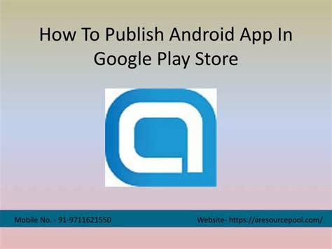 PPT How To Publish Android App In Google Play Store PowerPoint