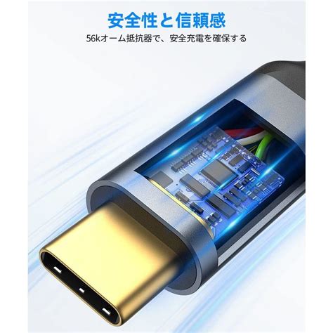 SUNGUY USB Type C ケーブル 0 3M USB3 1 Gen2 10Gbps データ転送 タイプ c 高速充電 USB A