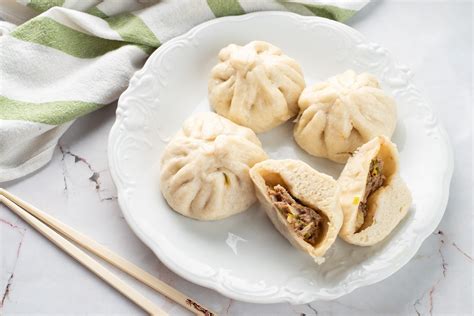 Baozi Chinese Steamed Pork Buns