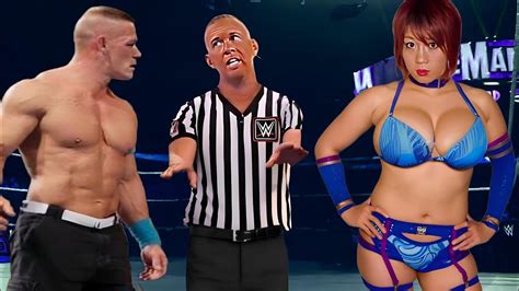 WWE 2K23 John Cena Vs Asuka Intergender Showdown YouTube