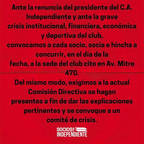 Las Imágenes De La Protesta De Los Hinchas De Independiente Tras La Renuncia De Doman El