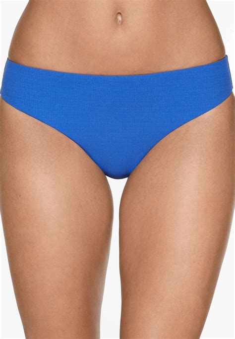 Oysho Classic Bas De Bikini Mottled Blue Bleu Chiné Zalando Fr