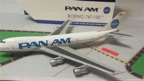 Gemini Jets 1 400 Pan Am 747 100 Billboard Livery Model Review YouTube