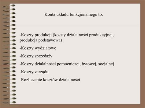 Ppt Ewidencja Koszt W W Uk Adzie Mieszanym Powerpoint Presentation