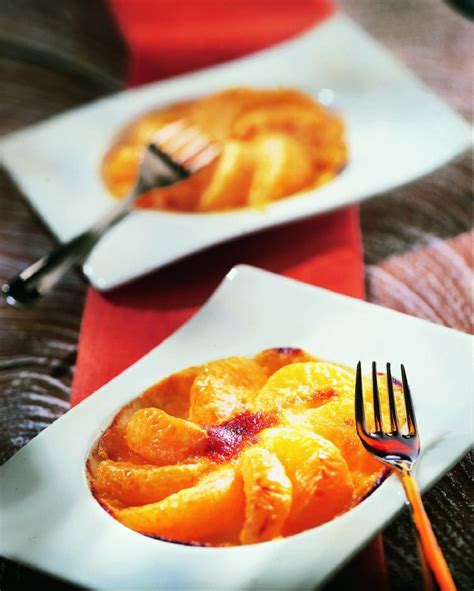 Recette Gratin De Clémentines Au Vin Blanc Moelleux Marie Claire