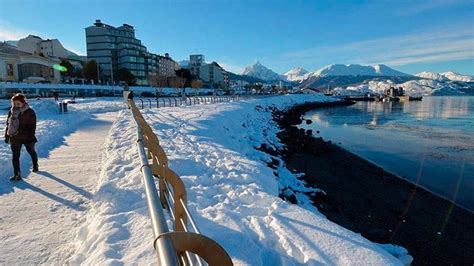 Ushuaia Se Visti De Nieve A D As Del Comienzo Del Verano