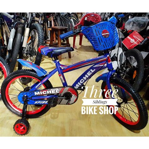 Jual Sepeda Bmx Anak Michel 16 Inch Karakter Spiderman Warna Biru Merah