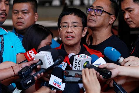 How Maria Ressa Described Her Fight For Press Freedom Before Her