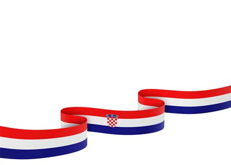 Croatia Flag Design National Independence Day Banner Element