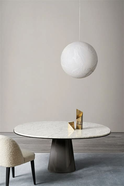 Round Natural Stone Dining Table OWEN Round Table By Meridiani 3