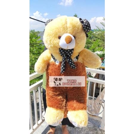 Jual BONEKA TEDDY BEAR JOJON JUMBO UKURAN 1 METER Shopee Indonesia