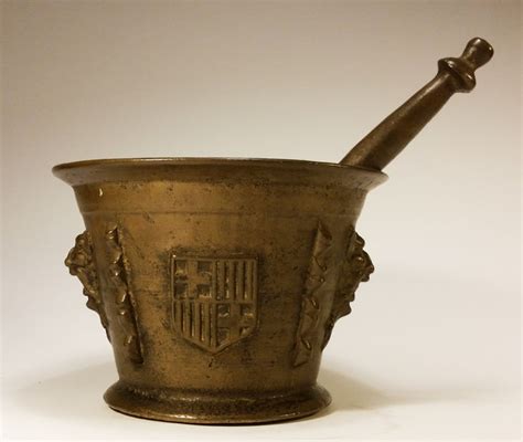 Bronze Mortar With Pestle Spain Late 16th Early 17 Century Catawiki