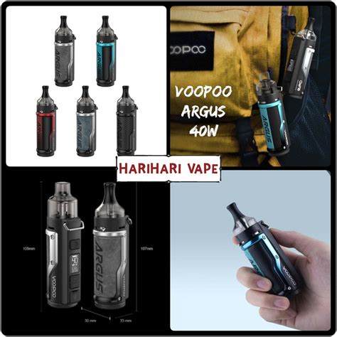 Original Voopoo Argus 40w Pod Mod Kit 1500mah With Pnp Pod Pnp Mtl Pod