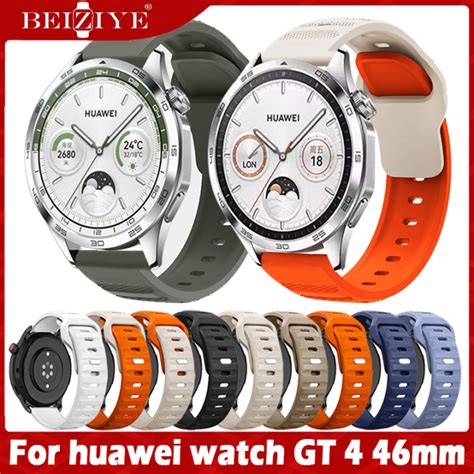 For Huawei Watch Gt 4 46mm Strap Soft Rubber Band Sport Watchband For Huawei Watch Gt4 46mm