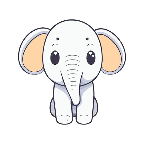 Premium Vector Cute Elephant Wild Animal Vector Eps