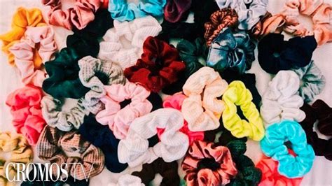 Cómo hacer scrunchies fácil y rápido YouTube