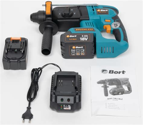 Обзор аккумуляторного перфоратора Bort BHD-18Li-BLZ