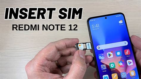 How To Insert Dual Sim Card Memory Sd In Xiaomi Redmi Note G