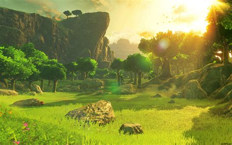 Zelda Breath Of The Wild Scenic Desktop Wallpaper Collection Switch Rpg