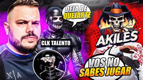 AKILES DEJA 7 0 A CLK TALENTO Y NO CREERAS LO QUE PASO PVP FULL