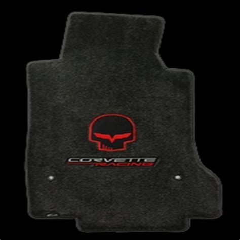 Corvette Lloyd Ultimat Floor Mats Red Jake Corvette Racing C6 Late 2005 20075 Front