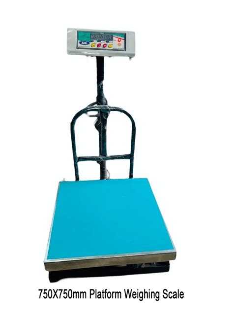 Amc Stainless Steel 750x750mm Platform Weighing Scale Capacity 1000kg