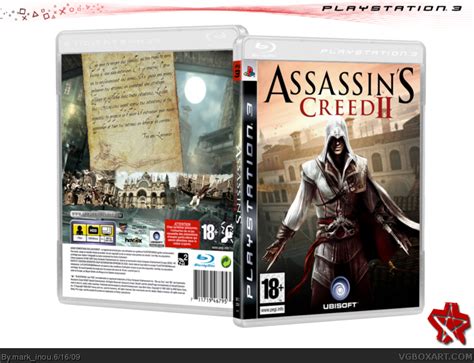 Assassins Creed Ii Playstation 3 Box Art Cover By Markinou